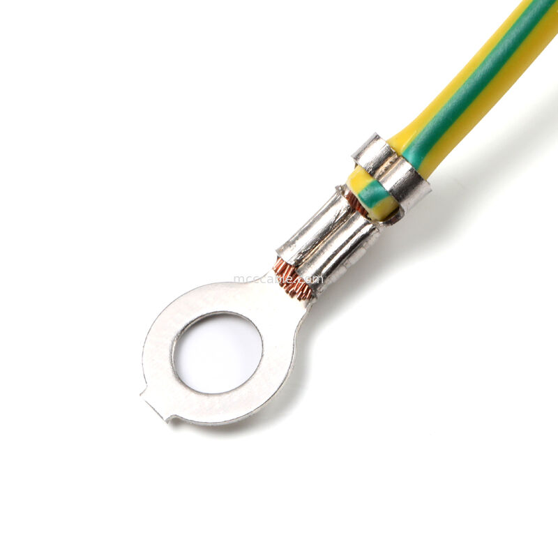 IEC C14 Panel Mount đến C13 Power Cord Assembly với dây đất