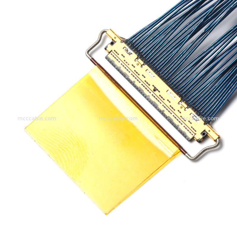 Lắp ráp cáp đồng trục Micro với đầu nối 20453-040T-01 – Kết nối tốc độ cao OEM tùy chỉnh