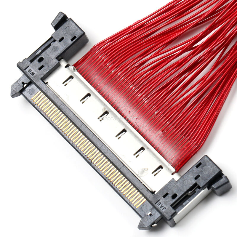 Micro Coaxial Cable Assembly with FI-RE51CL Connector – Custom OEM High-Speed Interconnect