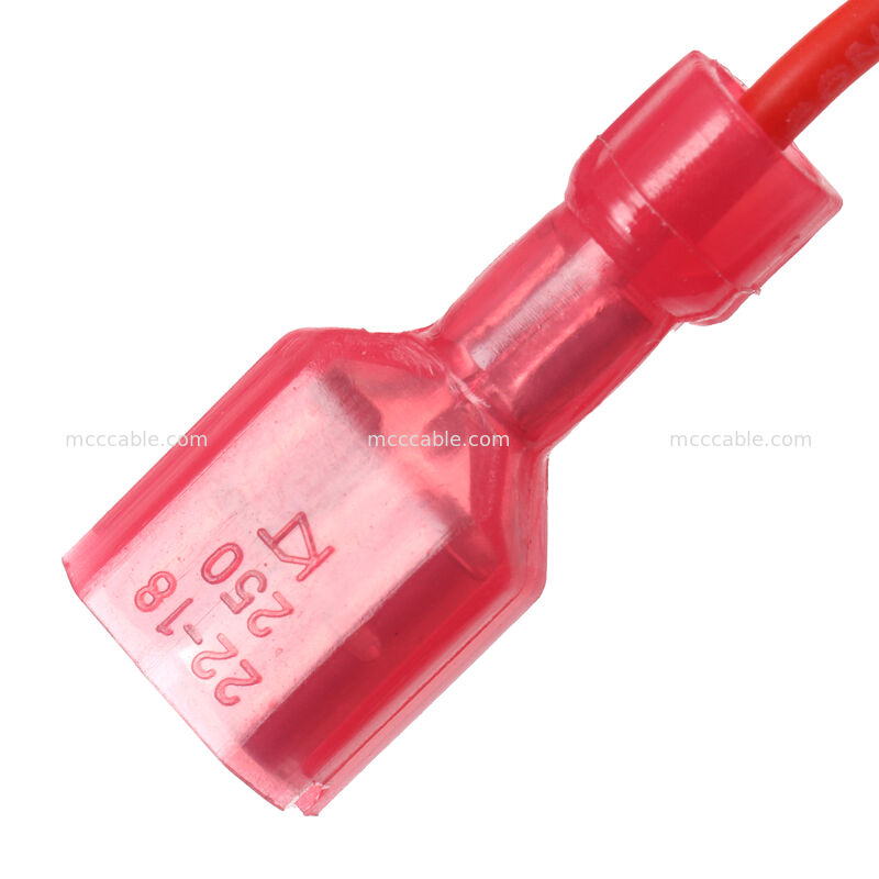 Dây nguồn 4Pin Nano-Fit sang đầu cos cái 6.3mm có lõi Ferrite