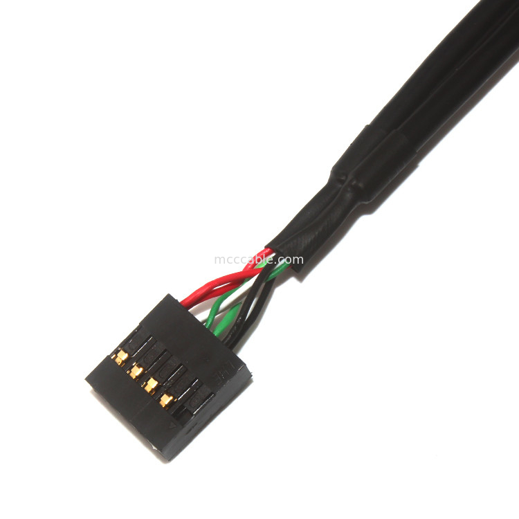 10 Pin 30AWG 2,54mm Pitch Molex Cáp lắp ráp Chiều dài 150mm Molex 22-55-2101