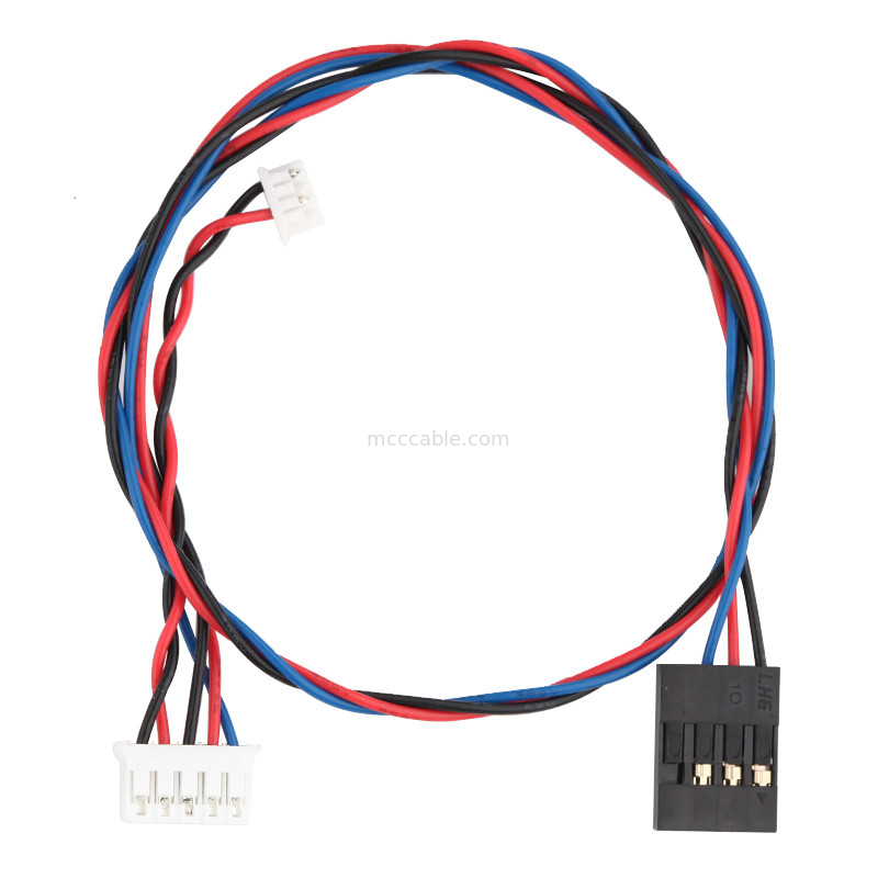 JST PHR-5P Lắp ráp cáp khai thác Dupont 4p đến Molex 51021-04p Chiều dài 100mm