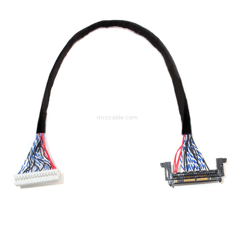 Lắp ráp cáp 26AWG Lcd LVDS 1.0mm Pitch JAE Fix-30ssl-Hf To  Df13 EDP