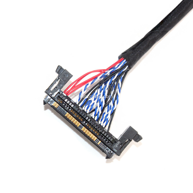 Lắp ráp cáp 26AWG Lcd LVDS 1.0mm Pitch JAE Fix-30ssl-Hf To  Df13 EDP