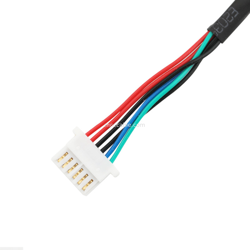 Lắp ráp cáp khai thác JST SHLP-06V-SB SHR-6P để truyền tín hiệu / nguồn điện