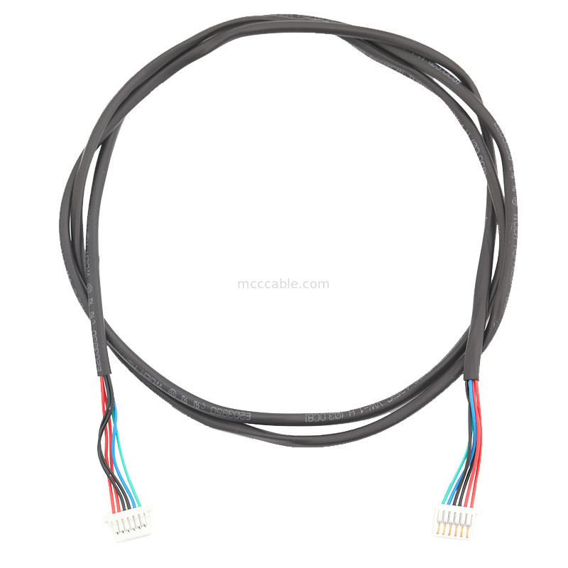 Lắp ráp cáp khai thác JST SHLP-06V-SB SHR-6P để truyền tín hiệu / nguồn điện